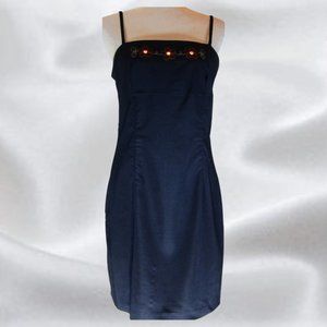 CITY Triangles Navy Blue Dress in size 9